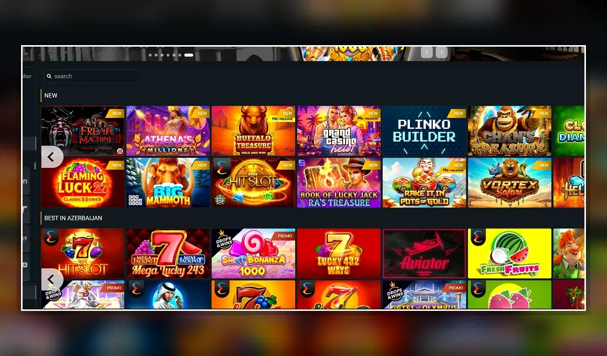 Melbet casino games